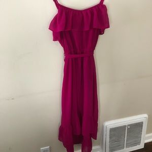 High low dress size small